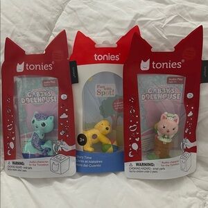 Tonies Gabby's Dollhouse and spot Audio Play Figurine Set. Set 4